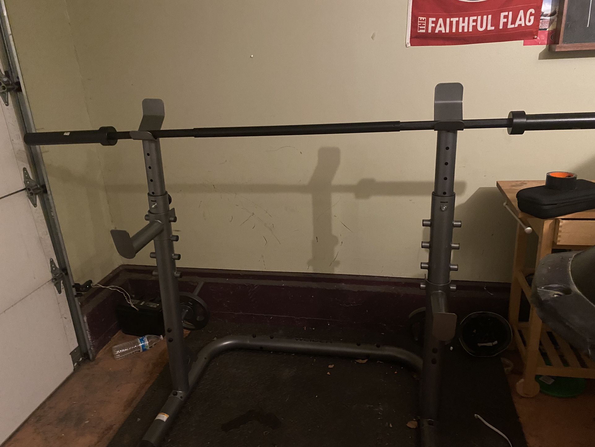 Bench Press And Squat Rack