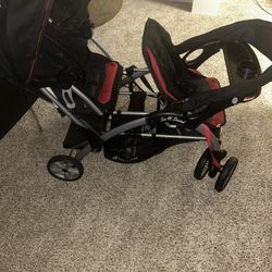 Sit n Stand double stroller