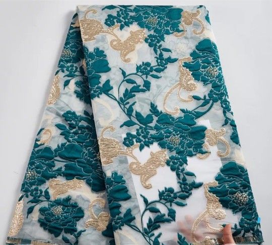 Tulle lace Fabric Satin Brocade