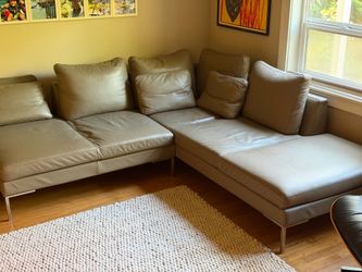 BoConcept Leather Sofa (Made in Denmark)