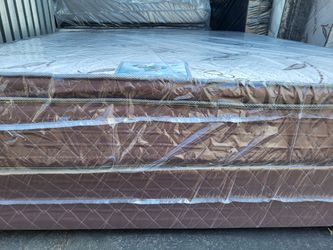 Brand New Queen Size pillowtop mattress included box spring Free Delivery depends on location
