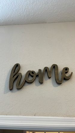 Home sign ￼decor