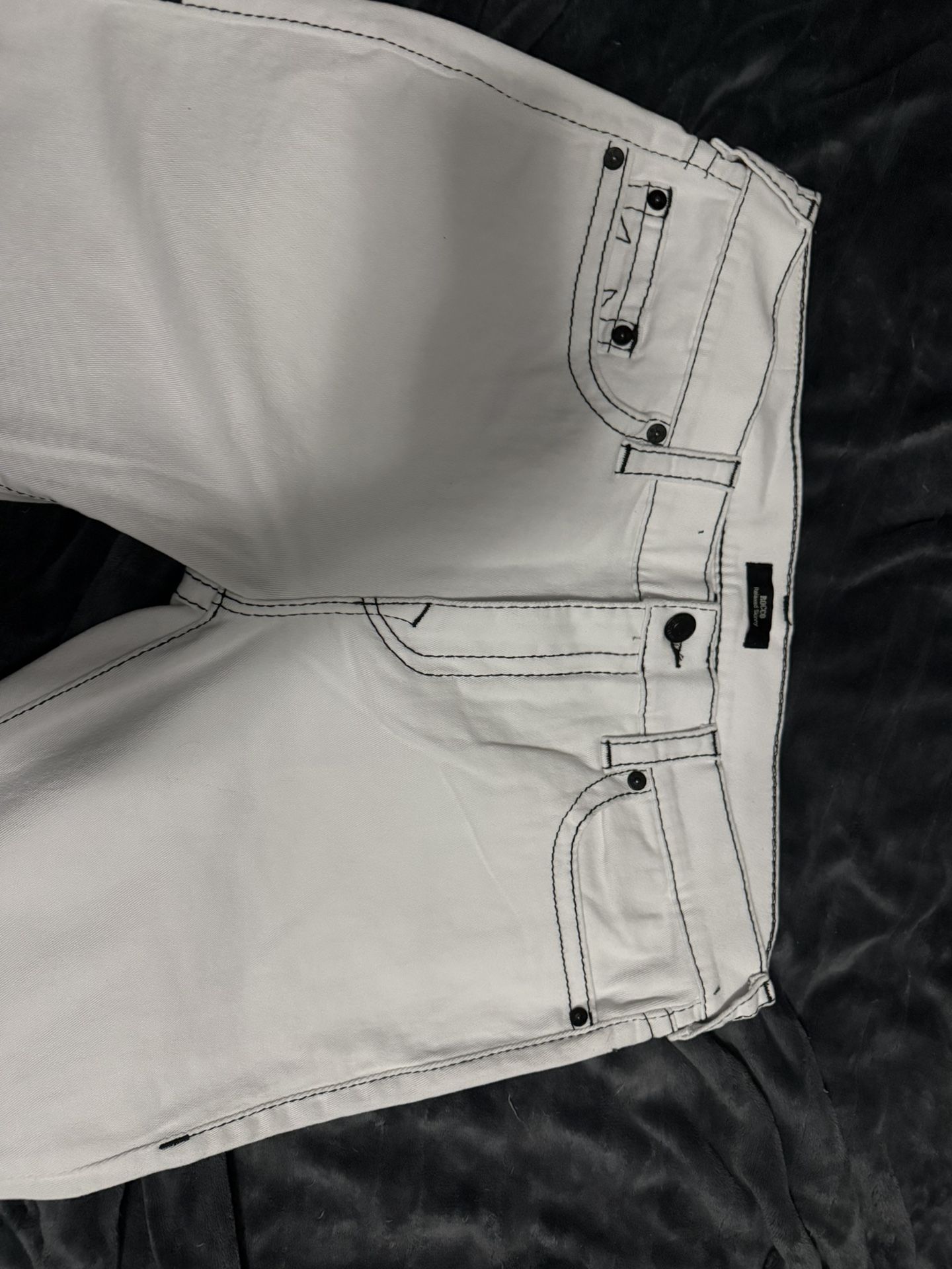white true religion jeans