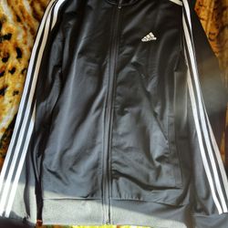 Mens Size M Adidas Jacket Zip Up