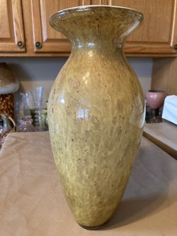 Vintage Blown Glass Vase 