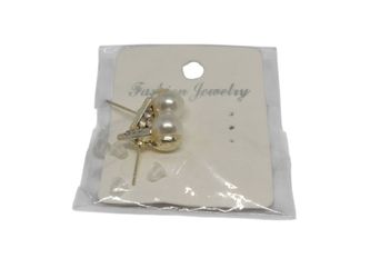 Earrings Silver with White Diamonds