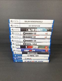 playstation 5 games lot
