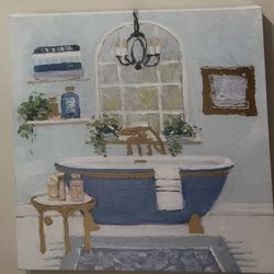 2 Bathroom Paintings 