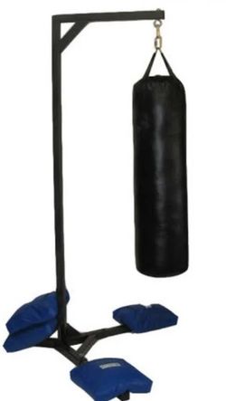 Used punching bag with stand