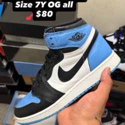 Jordan 1 Unc Toe