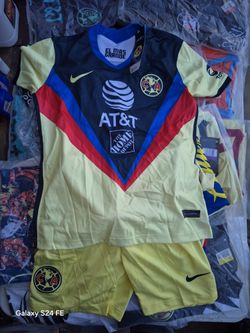  America  Jersey Con Shorts  Para Niňo De 5 A 10 Años 