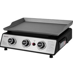 Propane flat grill top