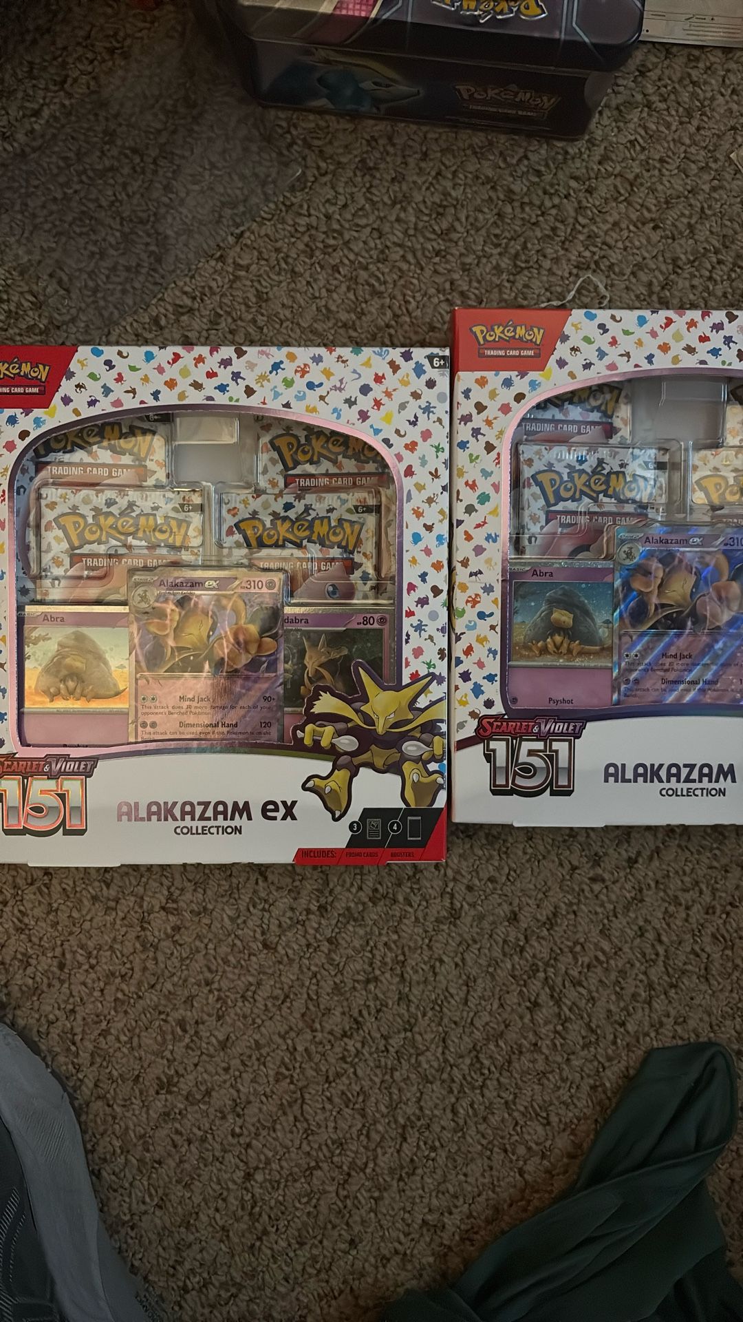 Pokemon 151 Alakazam Ex Box