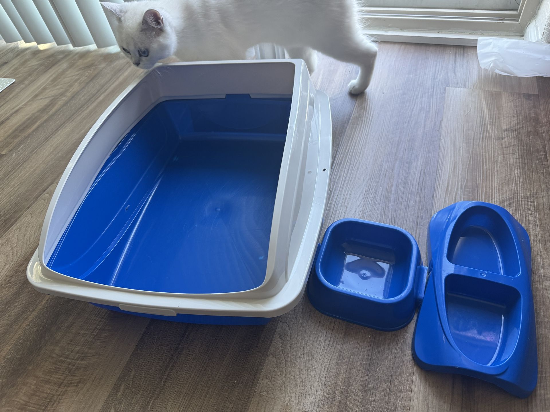 Cat Litter Water Bowl Food Bowl