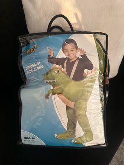 Dinosaur ride along costume