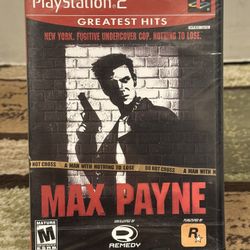 Max Payne PS2 New