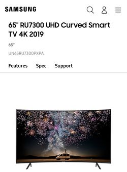 65” Curved Samsung TV