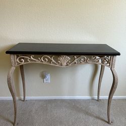 Vintage Bombay Iron Console Table