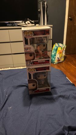 Stranger things season 4 dustin and eleven funko pops