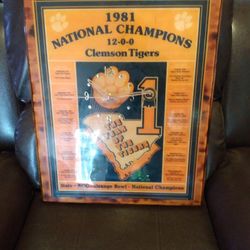 1981 Orange Bowl Clock