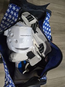 Champion brand Taekwondo Sparring protective gear.