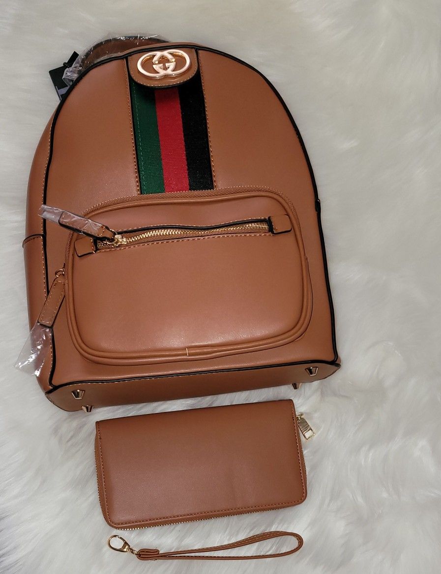 Backpack With Wallet