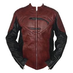 Superman Man Of Steel Leather Jacket