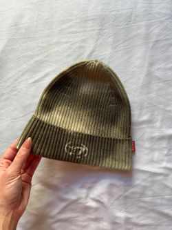 DIESEL Navy & Olive Knit Beanie Hat