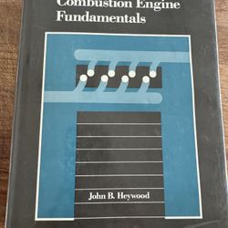 Internal Combustion Engine Fundamentals (Textbook)