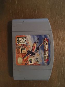 Nintendo n64 Star Wars rogue squadron