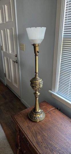 Vintage Rembrandt Brass Lamp