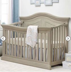 Sorelle Furniture Providence 4 in 1 Crib in Heritage Fog