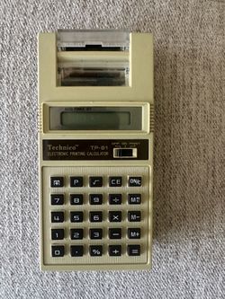 Vintage Technico Printing Calculator (Model: TP-81)