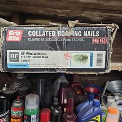 1" X .120" Smooth Shank Collated Roofing Nails