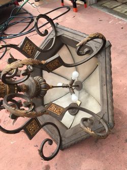 Fine arts lamp 2 chandeliers