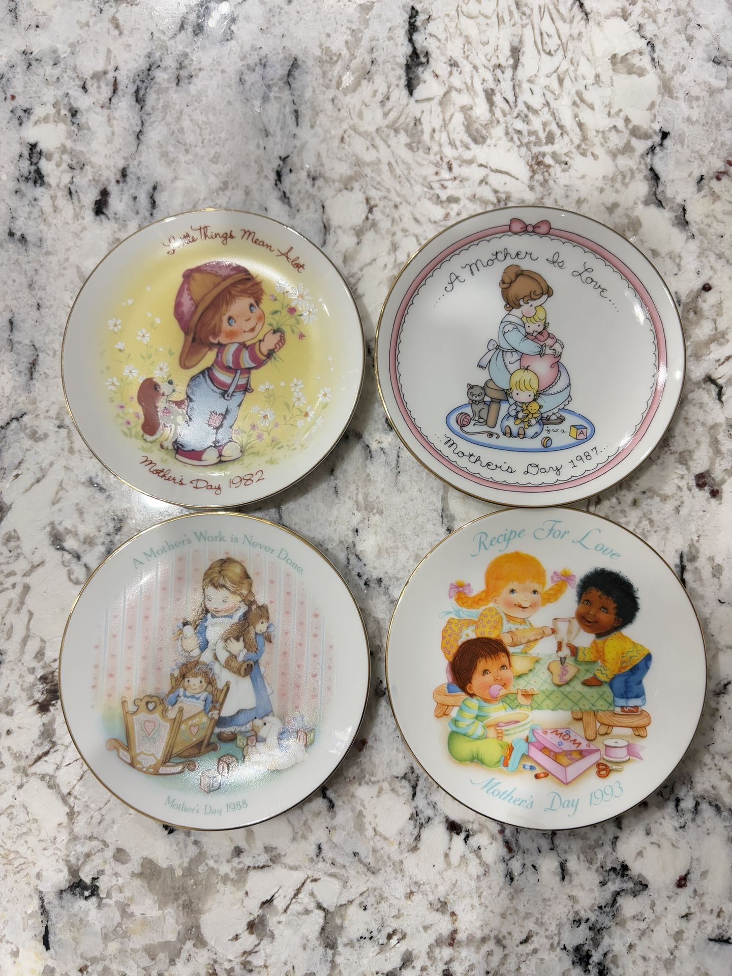 Vintage Mother’s Day Collectible Plates