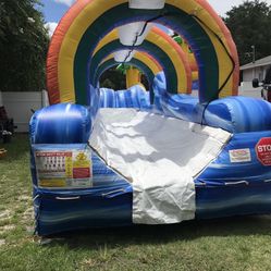 Bounce house slip and slide very large