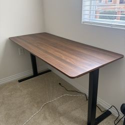 55” Walnut Desk Giving Away For Free