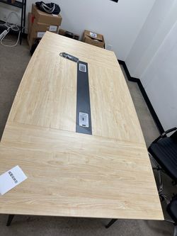 Large modular conference table / office desk.