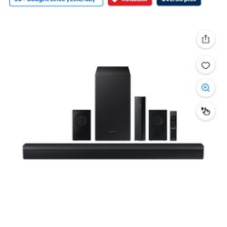 Samsung Soundbar, Rear Speakers With Subwoofer, C47M
