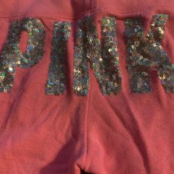 Pink XS Sweats With Bling