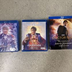 Three Doctor Who Series Blu Ray Season Collections New