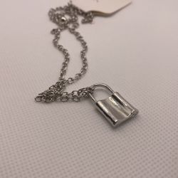 Lock Pendant Necklace 