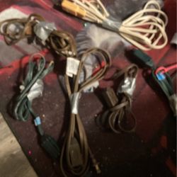 Six extension cords