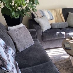 Couches- Coffee Table- 2 Side Tables 