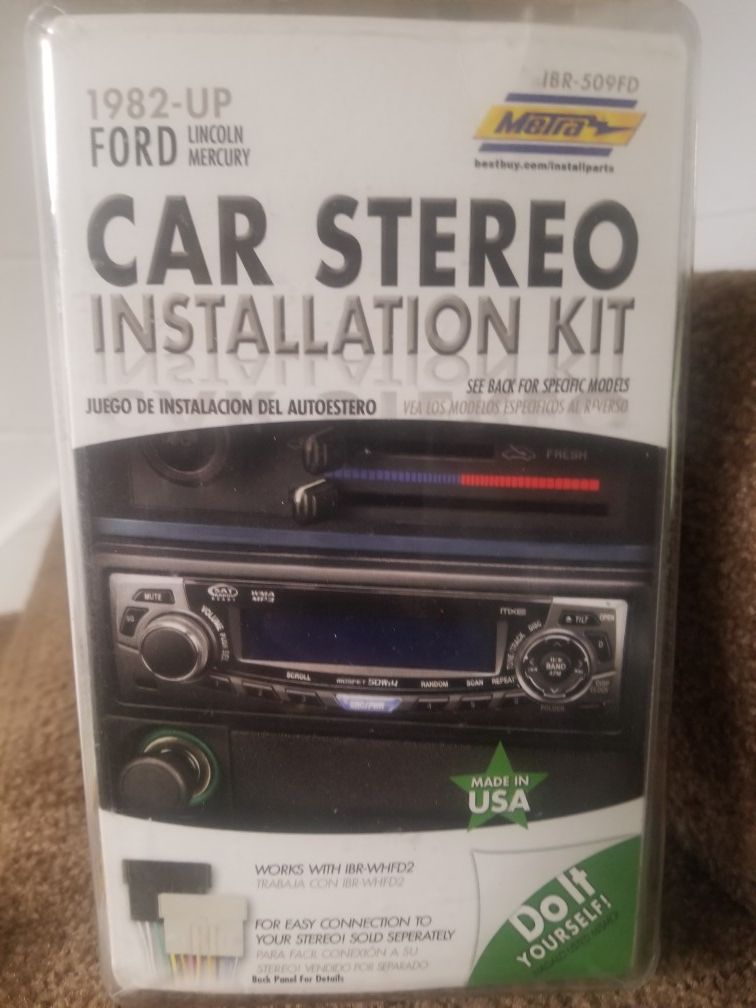Brand New Car Installation Kit (Ford)