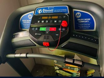 Horizon Fitness T101 Foldable Treadmill for Running and Walking with Bluetooth Connectivity, Incline, 300+ lbs Weight Capacity, Running Machine for Ho