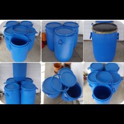 Barrels 15 Gallons each$16. Pick up 63125 Zip