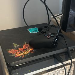 PlayStation 4 Slim With Two Remotes