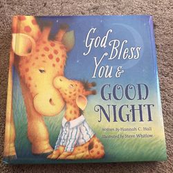 Hardcover board book God Bless you and good night